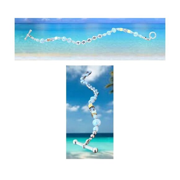 VTG Handmade Freshwater Pearl Bracelet Tammy Birthday Anniversary Toggle Closure - Picture 4 of 12